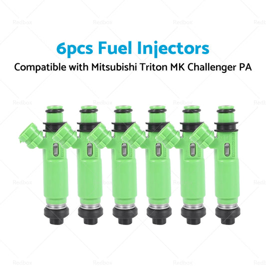 6PCS Fuel Injector Suitable for MITSUBISHI TRITON MK 6G72 3.0L V6 Challenger PA