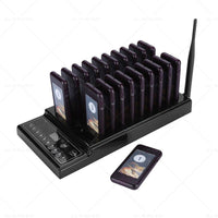 20 Restaurant Coaster Pager Guest Call Wireless Paging Queuing Calling System