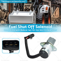 {{ Fuel Shut Off Solenoid Suitable for Bobcat 743 751 753 763 773 6681513 6667993 }} - Buy Car Parts Online at {{ Kaka Auto Parts }}.