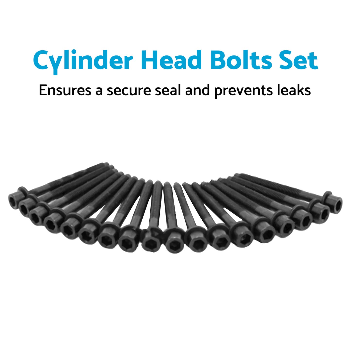 Cylinder Head Bolts Set Suitable For Mitsubishi QE Triton MQ MR 2015-on 4N15