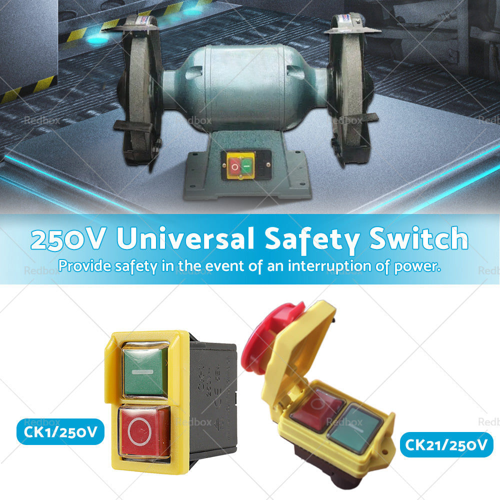 250V Universal Safety Emergency Switch Waterproof Dustproof Switch CK1 or CK21D