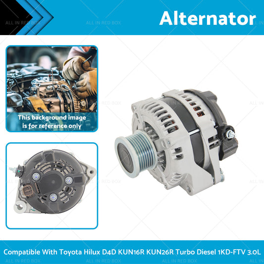 Alternator Suitable For Toyota Hilux D4D KUN16R KUN26R Turbo Diesel 1KD-FTV 3. 0L