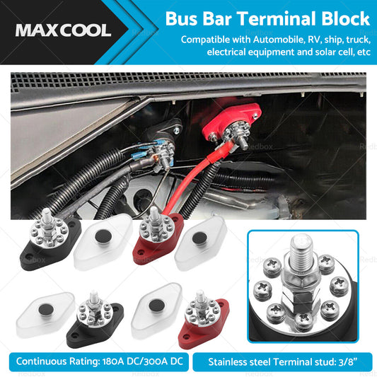 {{ Bus Bar Terminal Block Power Stud Battery Junction Post M10 Power Distribution }} - Buy Car Parts Online at {{ Kaka Auto Parts }}.