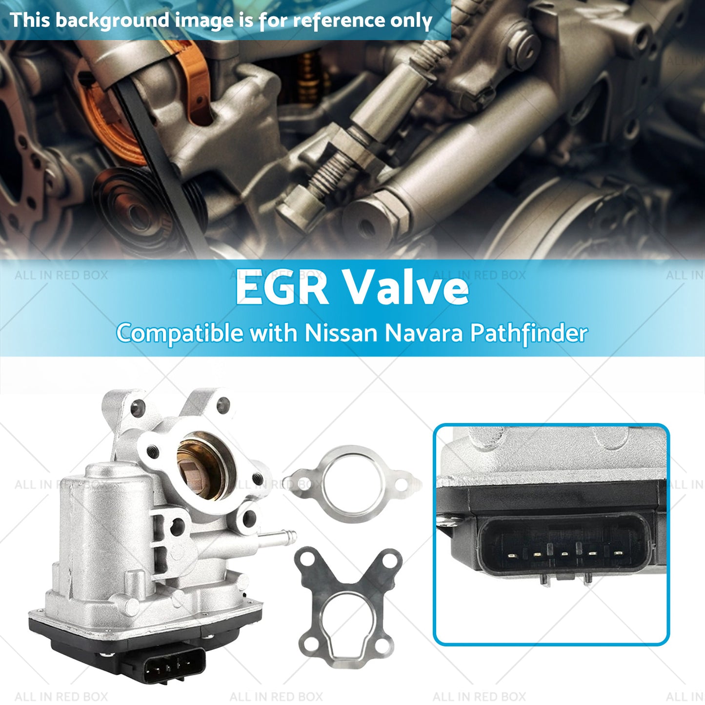 EGR Valve Suitable For Nissan Navara D22 D40 R51 Pathfinder MNT YD25 14710-EC00D