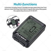 Wireless Mountain Bike Computer Bicycle Speedometer Cycle Odometer Waterproof