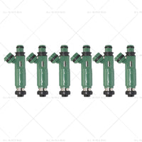 6PCS Fuel injector Suitable for Toyota Land cruiser FZJ78 79 80 105 4. 5L 1FZ-FE