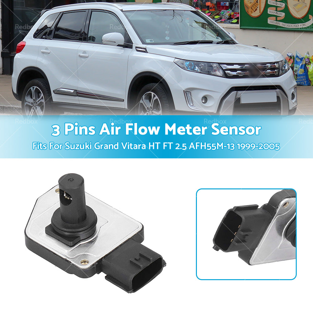 Mass Air Flow Sensor Meter AFM For Suzuki Grand Vitara 2. 5 AFH55M-13 99-05 HT FT