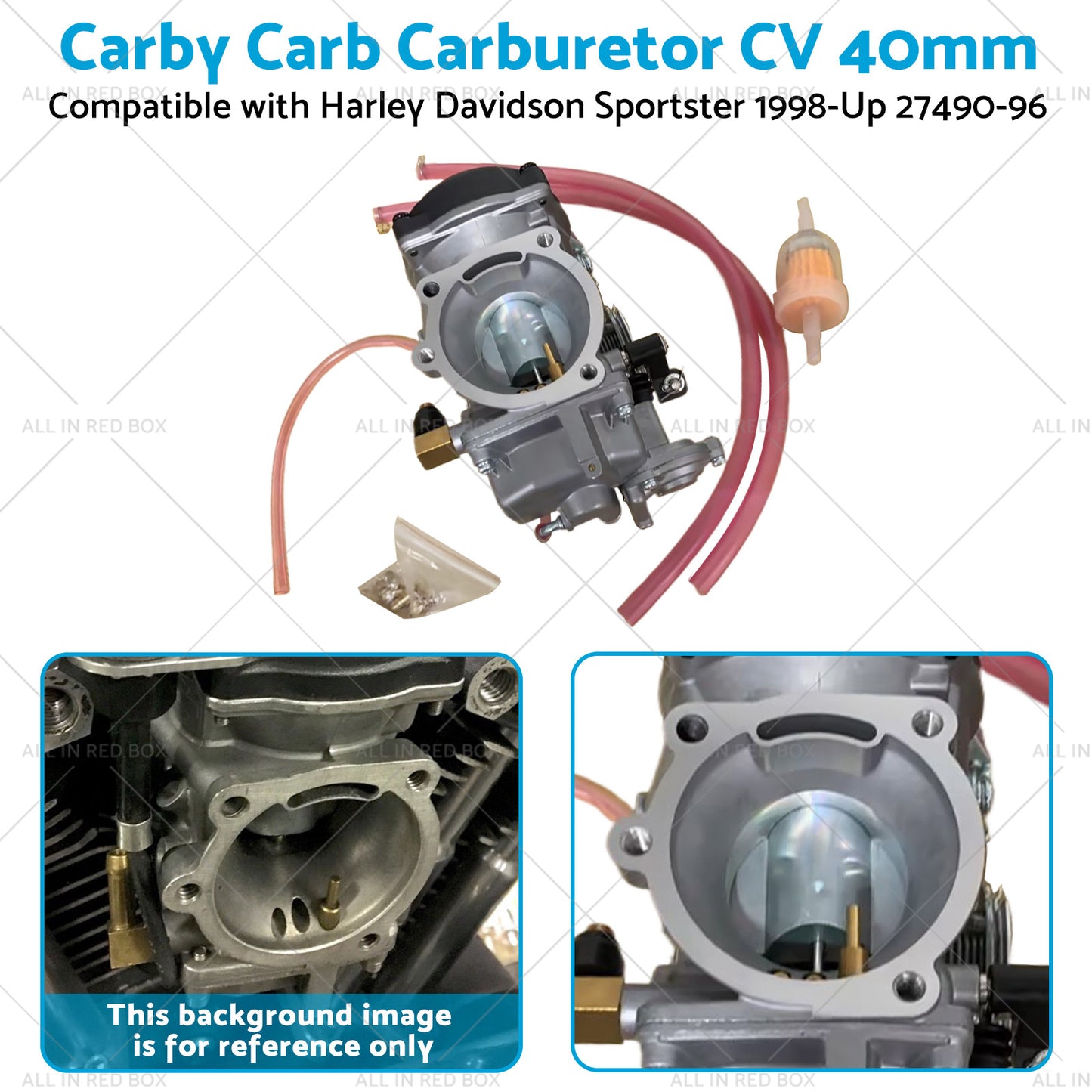 Carby Carb Carburetor CV 40mm Fit For Harley Davidson Sportster 1998-Up 27490-96