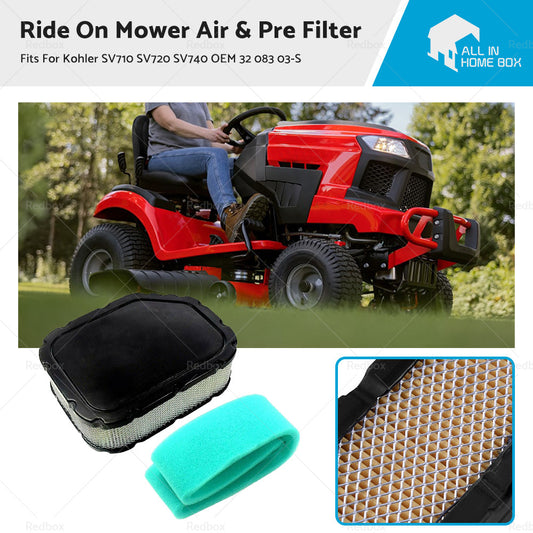 Ride On Mower Air  and  Pre Filter For Kohler SV710 SV720 SV740 32 083 03-S