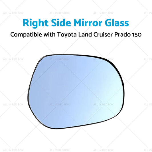 Right Side mirror glass with Plate Suitable for Toyota LandCruiser Prado 150 09-