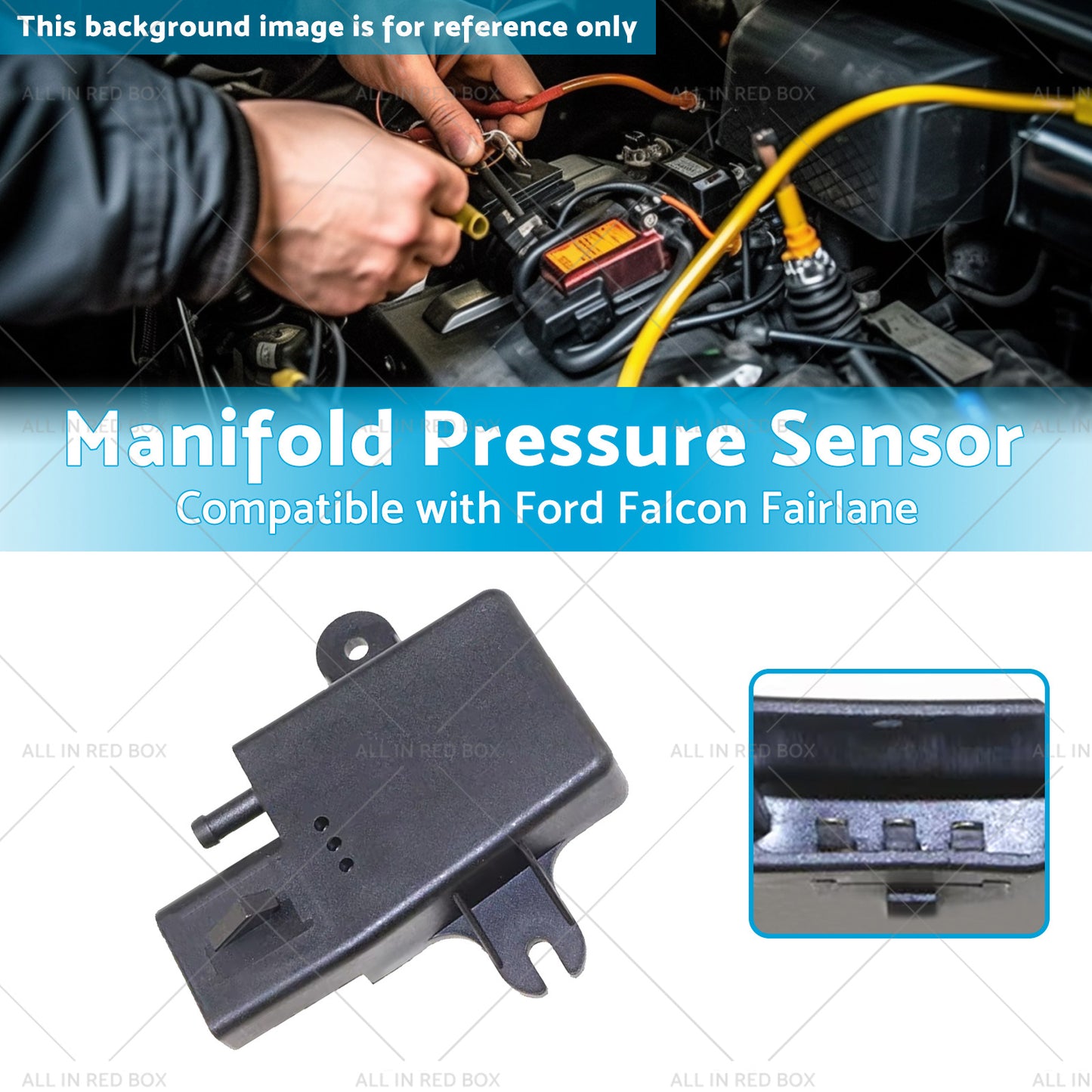 MAP Manifold Pressure Sensor SuitableFor Ford Falcon XG XH EA EB Fairlane NA NC