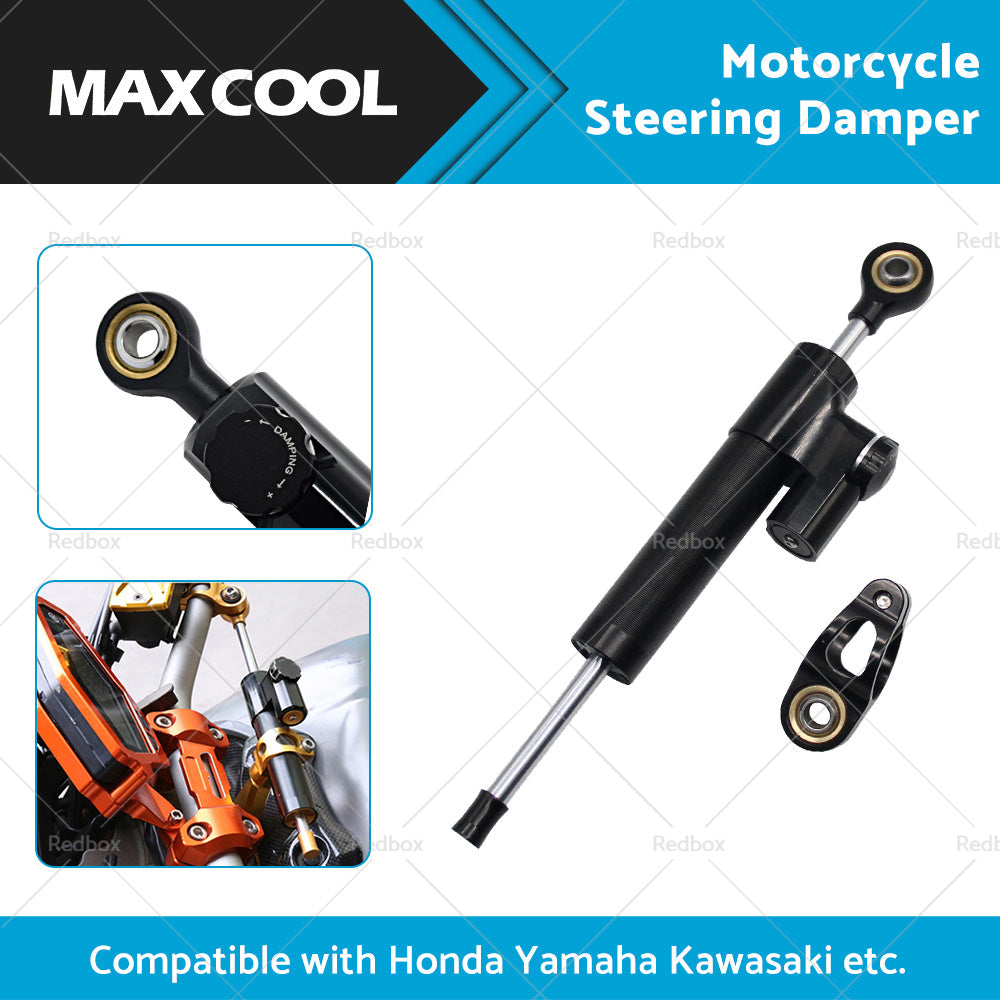 Suitable for Honda Yamaha Kawasaki Motorcycle CNC Steering Damper Stabilizer