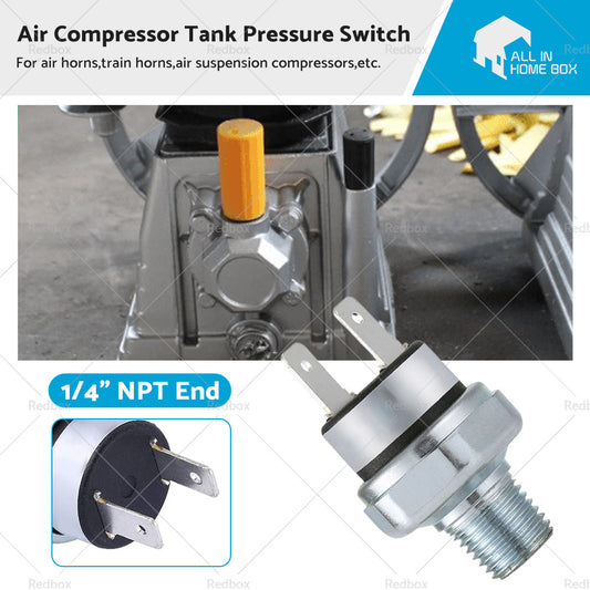 1 4inch NPT End Air Compressor Pressure Tank Control Switch Off Valve 90-120PSI