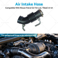 Air Intake Hose Pipe Suitable For Nissan Patrol GU Y61 Petrol 4.5L TB45E 1997-01