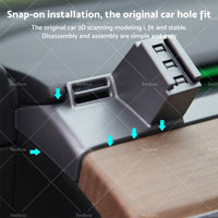 360¡ã Rotation GPS Navigation Cell Phone Holder Stand Mount For Tesla Model 3 Y