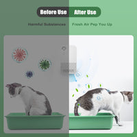 Pet Cat Litter Box Deodorizer Odor Eliminator Remover Dust-Free Bathroom