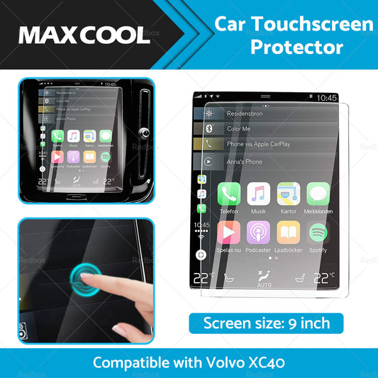 Touchscreen Protector Car Tempered Glass Film 9inch Suitable For Volvo XC40 18-22