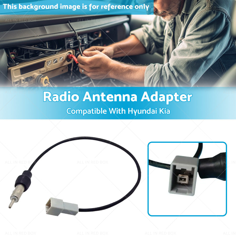 Radio Antenna Adapter Stereo Reverse Aerial Plug Suitable For Hyundai Kia