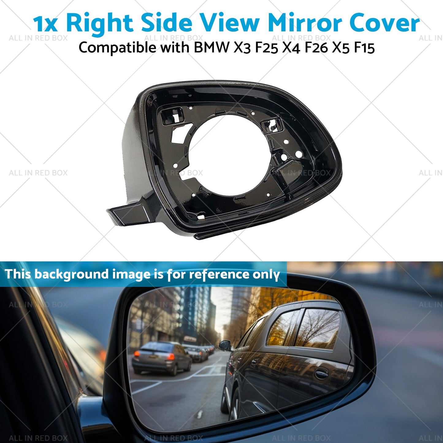 Right Side View Mirror Cover Suitable for BMW X3 F25 F15 X6 F16 X4 F26 X5 14-19