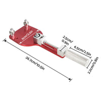 Car Oil Filter Cutter Tool Filter Cutting Range 2-3/8" - 5" Aluminum Alloy Red