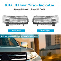 2pc Wing Door Mirror Indicator Suitable for Mitsubishi Pajero NS-NX RHLH