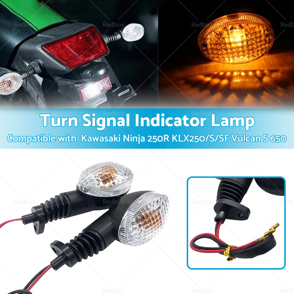 Turn Signal Indicator Lamp Suitable For Kawasaki Ninja 250R KLX250 or S or SF Vulcan S