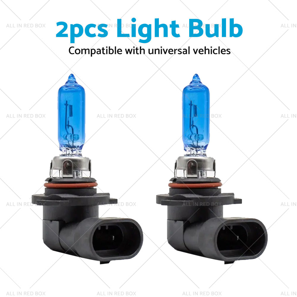 2PCS HB3 9005 100W 12V Xenon White 6000K Light Car Headlight Lamp Globes Bulbs