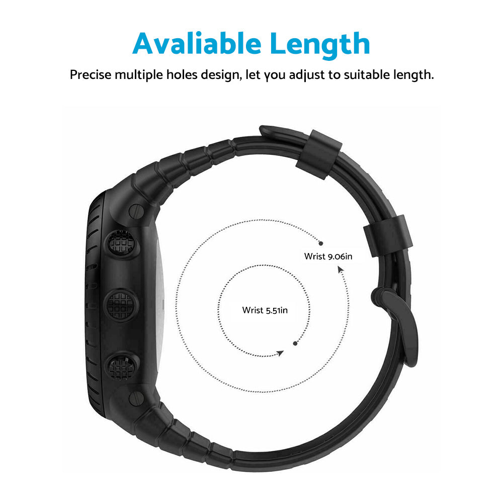 Suitable For SUUNTO CORE SS014993000 Luxury Rubber Replacement Watch Band Strap