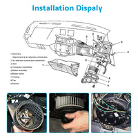 Blower Motor Fan Cabin Heater Suitable For Nissan X-Trail T31 / Dualis J10