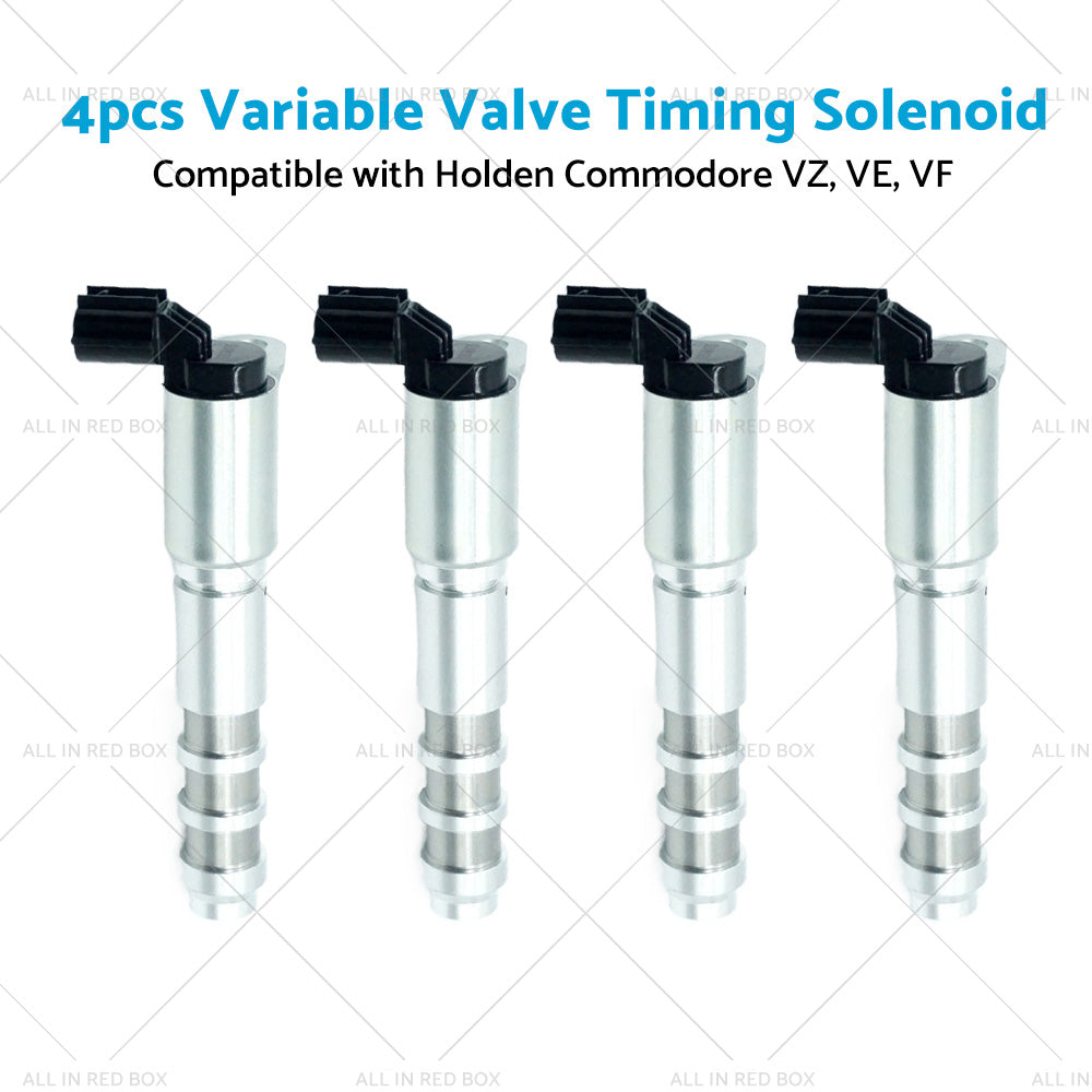 4x Variable Timing VVT Valve Solenoid Suitable For COMMODORE VE VF VZ 12615613