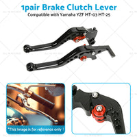 Short Clutch Brake Levers CNC Suitable for Yamaha YZF R3 R25 MT03 MT25 2014-2021