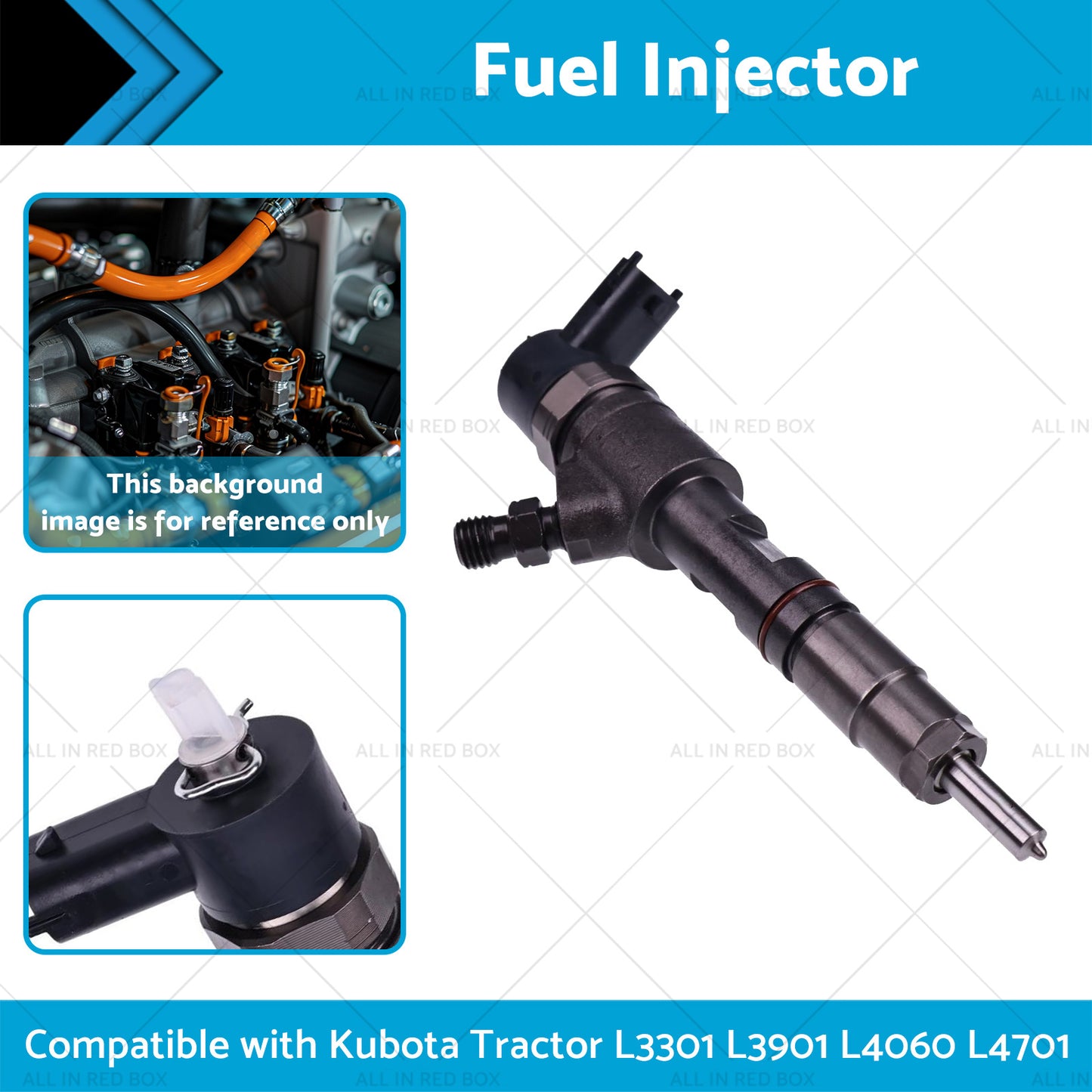 Fuel Injector Suitable for Kubota Tractor L3301 L3901 L4060 L4701 0445110775