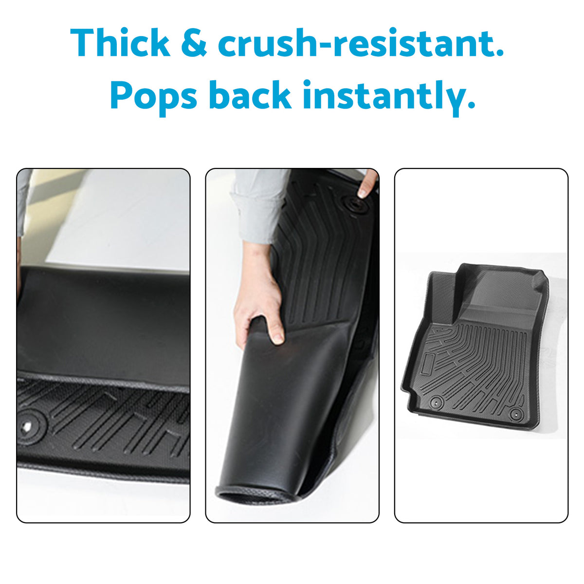 Floor Boot Mats Kit 3D All-Weather Suitable For Nissan X-Trail 22-On T33 e-