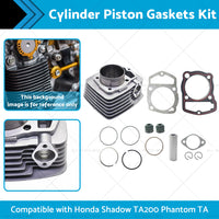 Cylinder Piston Gaskets Kit 63. 5mm Suitable For Honda 250ml ATC200 XL200 250cc