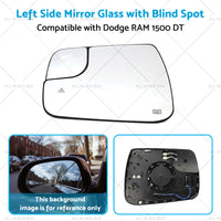 {{ Mirror Glass with Blind Spot Left Side Suitable for Dodge RAM 1500 DT 19缂佲剝寮22 }} - Buy Car Parts Online at {{ Kaka Auto Parts }}.