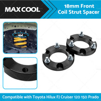 18mm Front Coil Strut Spacer Suitable For Toyota Hilux FJ Cruiser 120 150 Prado