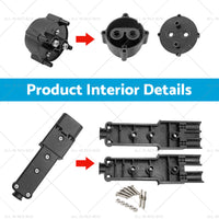 48V Golf Cart Charger Handle Plug  and  Receptacle Suitable For Yamaha G19 and G22