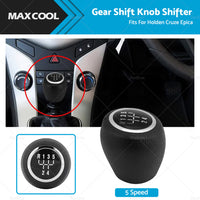 5 Speed Gear Shift Knob Shifter Fits For Holden Cruze 2011-2016 Epica 2007-2011