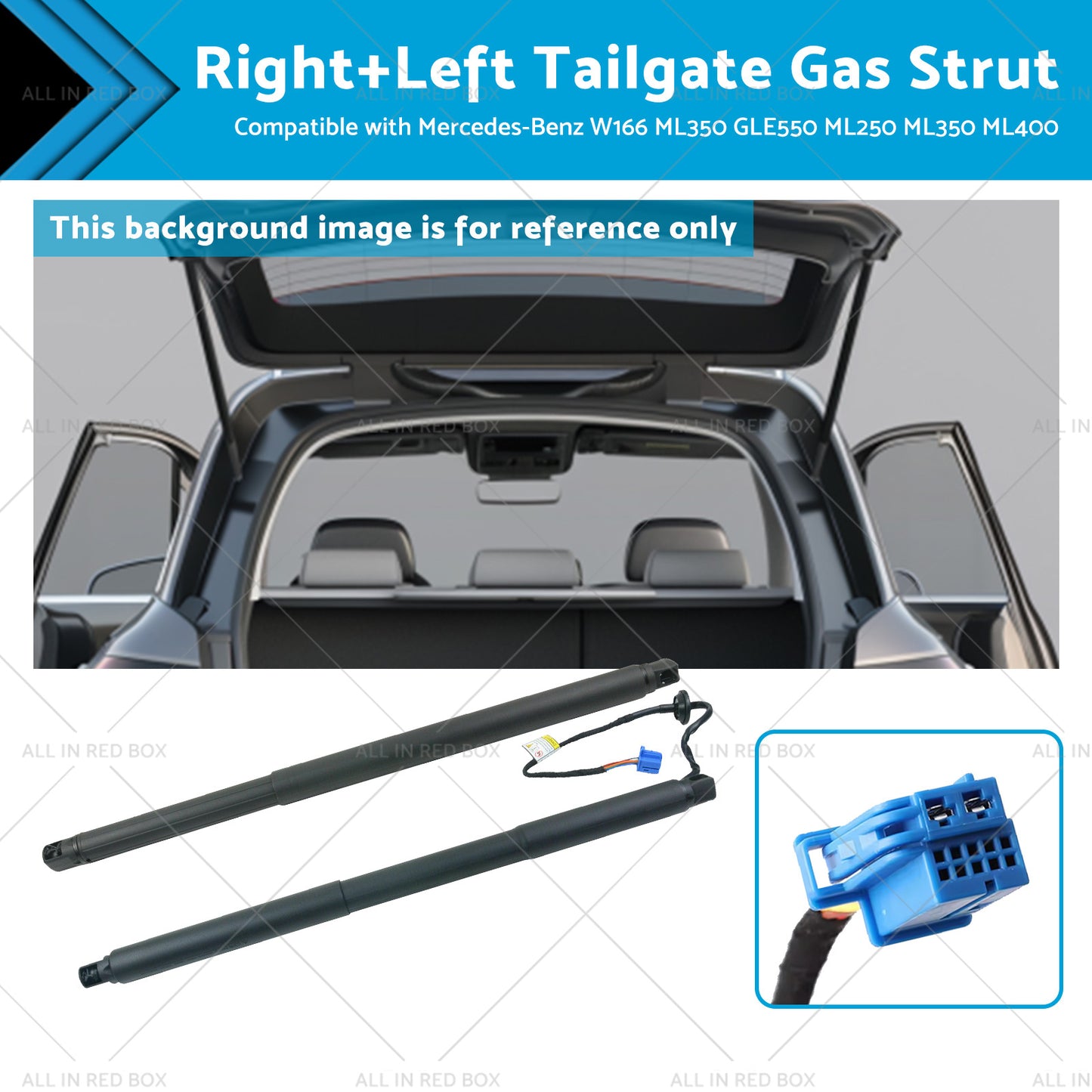 Rear Right  Left Tailgate Gas Strut Suitable for Mercedes Benz W166 ML350