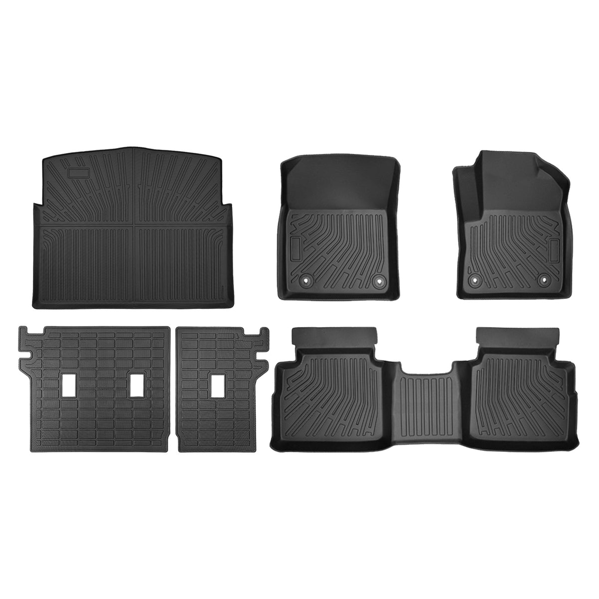 Floor Boot Mats Kit 3D All-Weather Suitable For Nissan X-Trail 22-On T33 e-