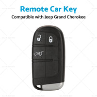 3 Button Smart Car Remote Key Replacement Suitablefor Jeep Grand Cherokee 14-19