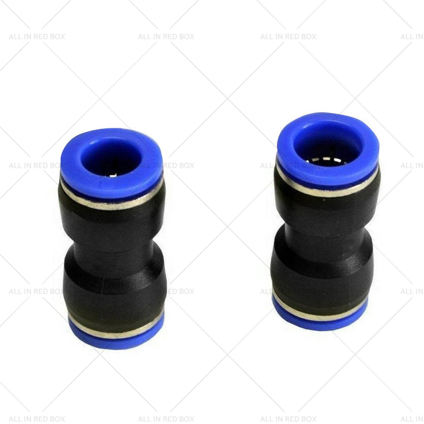 2 Box Air Line Coupler Push in Hose Joiner Metric Quick Connect Kit Nylon Hose