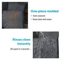 6Pcs Floor Mat Boot Liner Set 3D All-Weather Suitable For Subaru Forester 18-25