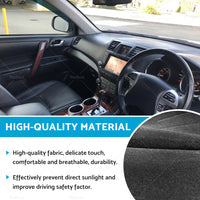 Non-Slip Dash Mat Suitable For Toyota Kluger Highlander 08-13 Dashboard Cover