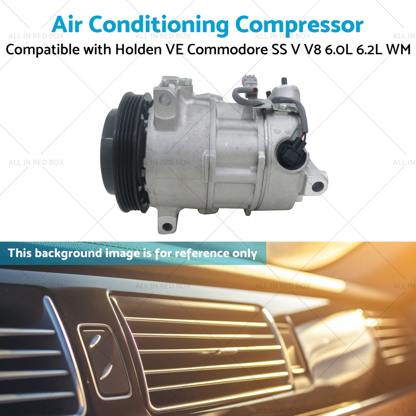 Air Conditioning Compressor Suitablefor Holden VE Commodore SS V V8 6.0L 6.2L WM