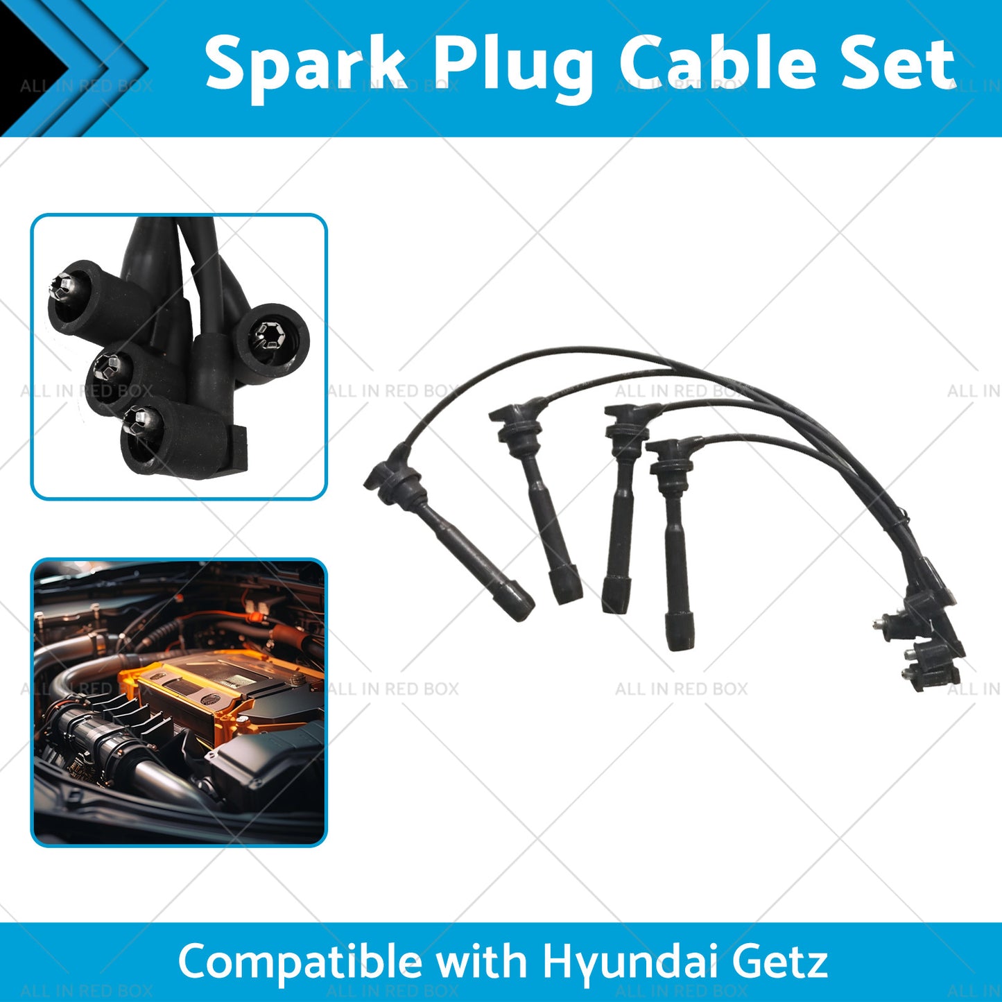 Spark Plug Cable Set Suitable for Hyundai Getz 02-11 1. 4L 1. 5L 1. 6L 2750126D00