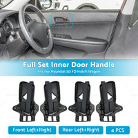 4X Front Rear Left Right Inner Door Handle For Hyundai i30 FD Hatch Wagon 07-12