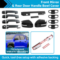 Front Mirror & Rear Door Handle Bowl Cover Suitable For Mitsubishi Triton 23-25
