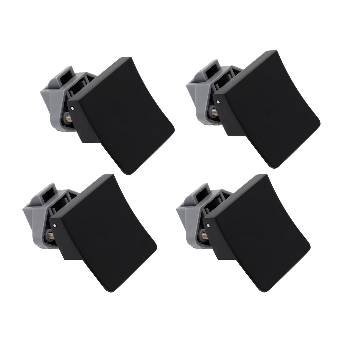 4pcs Handle Push Locks Square Shape Suitable for Caravan RV Marine Latch Knob