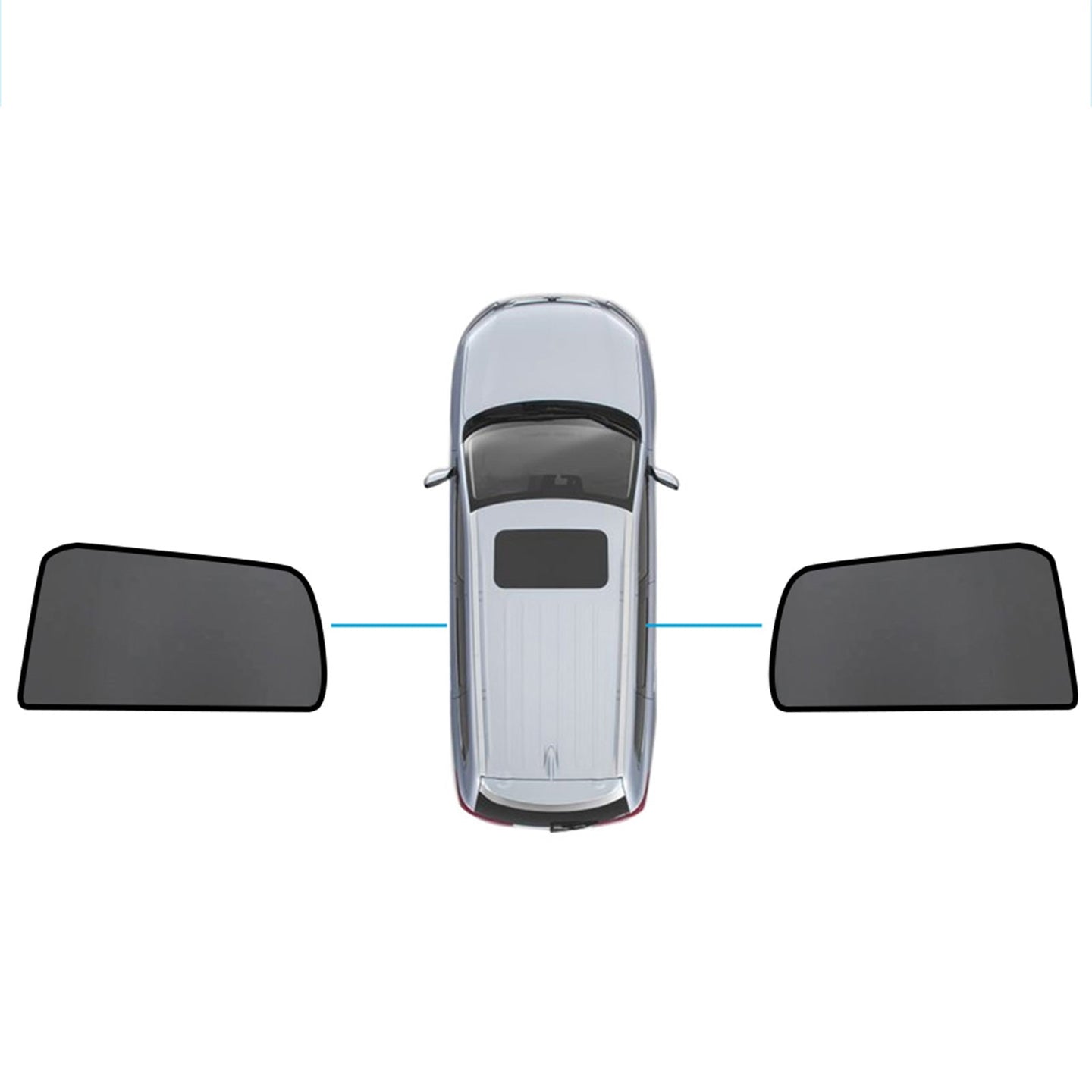 {{ Car Window Magnetic Mesh Sun Blind Shades Suitable for Mitsubishi ASX 2010-2025 }} - Buy Car Parts Online at {{ Kaka Auto Parts }}.